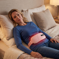 5 Mode Electric Heating Vibration Waist Massage Belt - Heating Pad for Cramp Relief