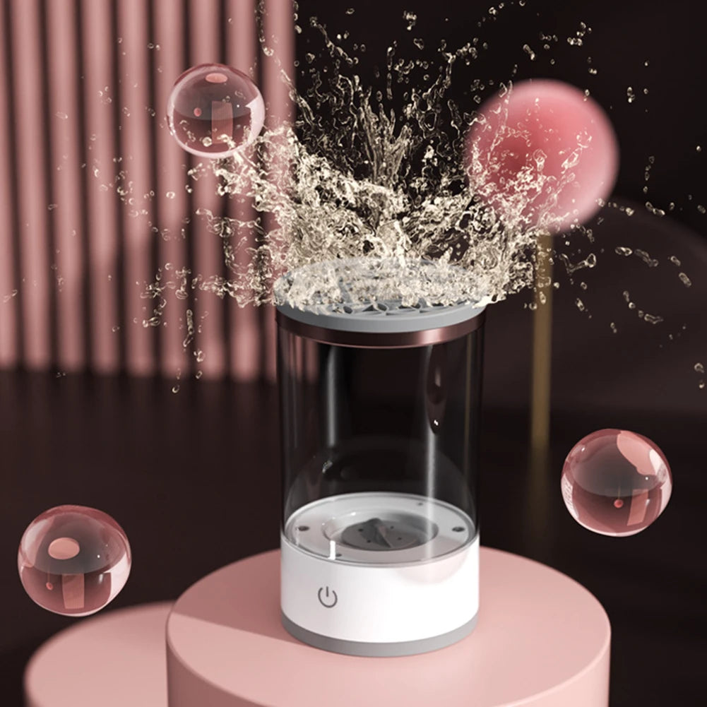 Makeup Brush Cleaner - USB Powered Electric Make-Up Brush Cleaner - Dryer Dust-Proof for All Size Beauty Makeup Brushes Set