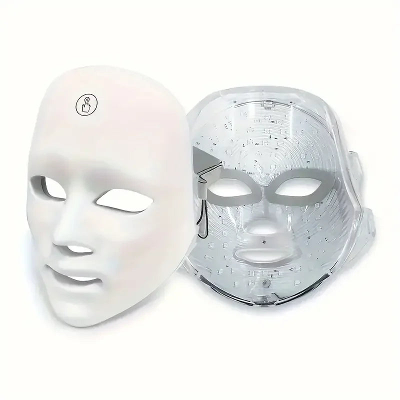Rechargeable - 7-color - LED Face Mask Facial Care Tool