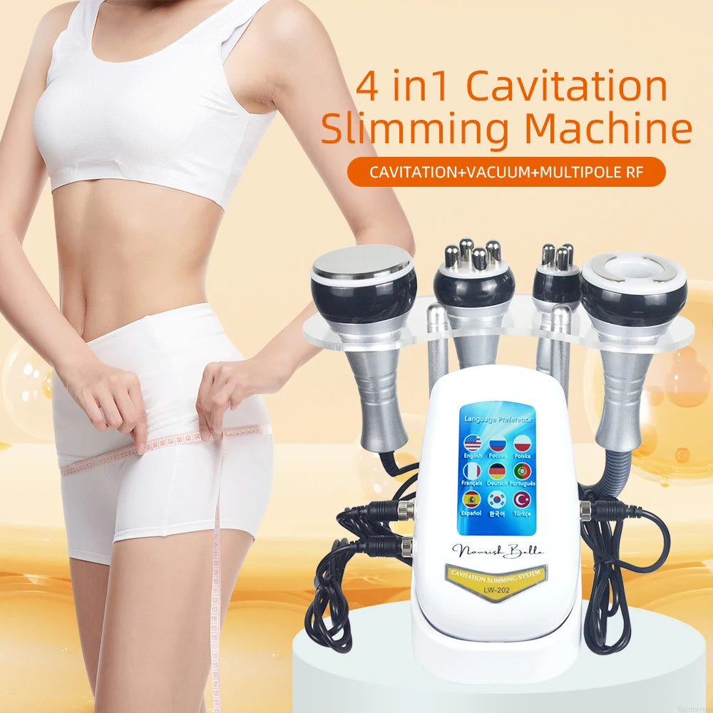 3/4-in-1 40K Body Massager Cavitation Machine - Multi-Functional Tightening & Lifting Device