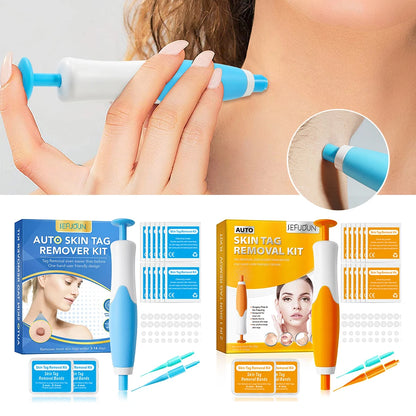 2 IN 1 Auto Micro Skin Tag Remover - Standard And Micro Skin Tag Removal Kit - Mole Wart Remover - Face Care Beauty Tool