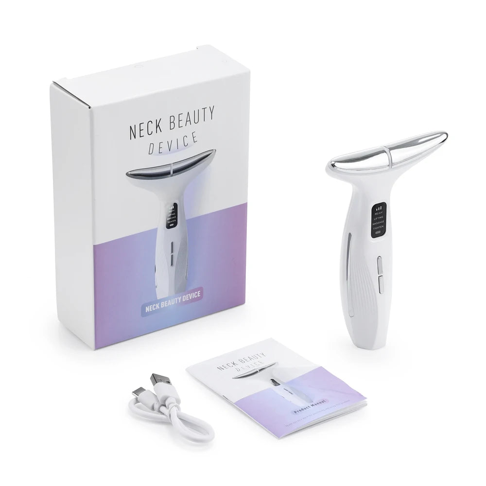 Microcurrent Neck Face Lifting Beauty Device - Neck Firming Massage Beauty Instrument - Tighten Skin Care Tool