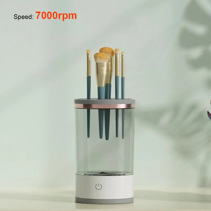 Makeup Brush Cleaner - USB Powered Electric Make-Up Brush Cleaner - Dryer Dust-Proof for All Size Beauty Makeup Brushes Set