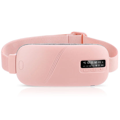 5 Mode Electric Heating Vibration Waist Massage Belt - Heating Pad for Cramp Relief