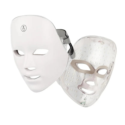 Rechargeable - 7-color - LED Face Mask Facial Care Tool